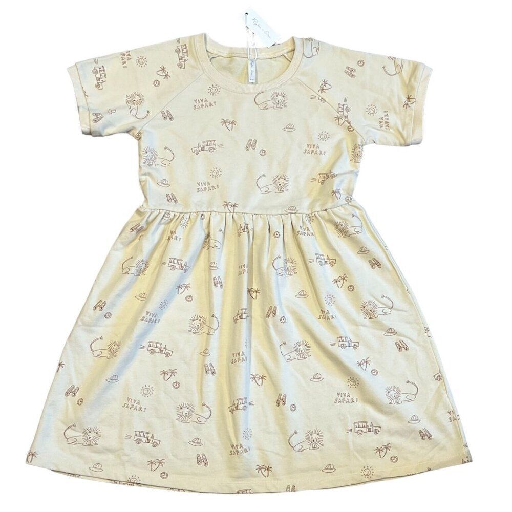 NWT! Rylee + Cru Viva Safari Raglan Dress Size 10-12Y